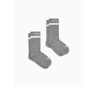 EMPORIO ARMANI WOMAN'S EVERYDAY COTTON 2-PACK SOCKS SHORT WHITE TU