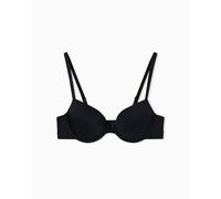 Emporio Armani Woman's Iconic Microfiber Push UP Bra BLACKD 34