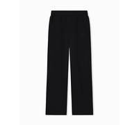 EMPORIO ARMANI Woman's Iconic Terry Loose FIT Pants Black XL