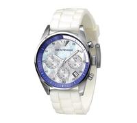 Emporio Armani Women Analogue Quartz Watch with Rubber Strap AR5884