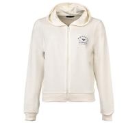 Emporio Armani Women Hooded Zip Sweat Jacket Iconic Light Terry