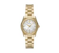 Emporio Armani Women's 32mm Mother Of Pearl Dial & Gold Tone Bracelet Watch