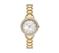 Emporio Armani Women's 32mm Mother Of Pearl & Gold Tone Bracelet Watch