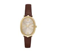 Emporio Armani Women's Analog Quartz Watch with Leather Strap AR11708