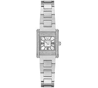 Emporio Armani Silver Womens Analogue Watch Genni AR11662