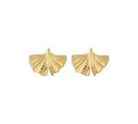 Emporio Armani Women's Brass or Stainless Steel Button Stud Closure Earrings