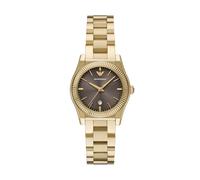 Emporio Armani Women's Brown Dial & Gold Tone Bracelet Watch
