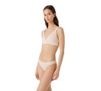 Emporio Armani Women's Emporio Armani Women's Bralette All Over Logo Mesh Bra, Nude, M UK