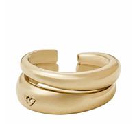 Emporio Armani Women's Gold-Tone Brass Ring, EGS31967105.5