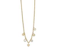 Emporio Armani Gold Tone Mother Of Pearl Station Necklet