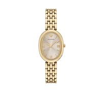 Emporio Armani Women's Grey Dial & Gold Tone Bracelet Watch