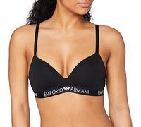 Emporio Armani Women's Iconic Cotton Padded Bra Not Applicable, Bianco, S
