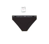 Emporio Armani Women's ICONIC LOGOBAND 2-PACK BRIEF Briefs, NERO,