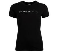 Emporio Armani Women's Iconic Logoband 2-Pack Thong Panties, Nero, XL