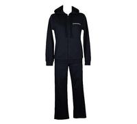Emporio Armani Women's Interlock Lounge Zip Tracksuit Sweatshirt, Marine, XL