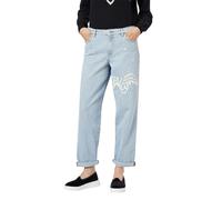 Emporio Armani Womens/Ladies J89 Baggy Jeans - Blue - Blue - 31R