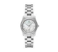 Emporio Armani Women's Mother Of Pearl Dial & Stainless Steel Watch