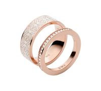 Emporio Armani - women's ring stainless steel rose gold colored, EGS2830221