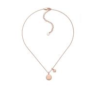 Emporio Armani Women's Rose gold tone lobster clasp closure brass necklace