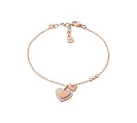 Emporio Armani Women's Rose gold tone Sterling Silver with lobster clasp closure bracelet