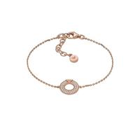 Emporio Armani Women's Rose gold tone Sterling Silver with lobster clasp closure bracelet