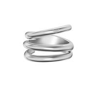 Emporio Armani Women's Silver-Tone Brass Ring, EGS33960406.5