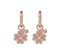 Emporio Armani Women's Sterling Silver huggie Closure Earrings