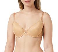 Emporio Armani Women's Virtual Lace Natural Push Up Bra Push Up Bra Not Applicable, Nude, 36A