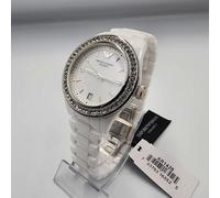 Women's Emporio Armani AR1426 White Ladies Ceramica Watch - Silver