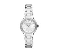 Emporio Armani Three-Hand Stainless Steel Watch, One Colour, Women One Colour