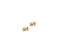 Emporio Armani Women's Yellow Gold Tone Sterling Silver Knot Earrings