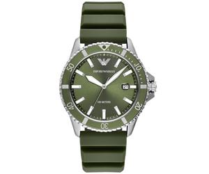 Emporio Armani World Explore AR11638 - Man - 42 mm - Analogue - Quartz - Mineral Glass Green 22 mm