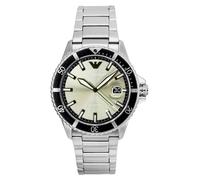 Emporio Armani Men's 42mm Three Hand Stainless Steel Watch