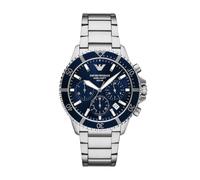 Emporio Armani World Explorer Solar-Powered Chronograph Stainless Steel Watch