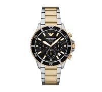 Emporio Armani World Explorer Solar-Powered Chronograph Two-Tone Stainless Steel Watch