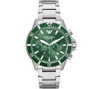 Emporio_ArmaniDiver Chronograph Quartz Green Dial Men's Watch AR11500, -