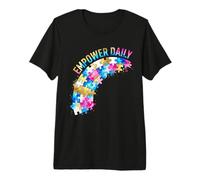Empower Daily Puzzle Watercolor Occupational Therapist Premium T-Shirt