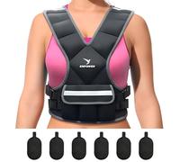 Empower Weighted Vest for Women - Workout Vest in 2 sizes: Fixed 8lbs or Adjustable 10-12-14-16lbs - Adds Resistance to Strength Training, Running, Walking & Cardio - Designed To Fit A Woman’s Body