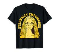 Empowered Girl Juneteenth African American History Women T-Shirt