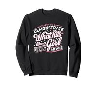 Empowered Martial Arts Girl Quote Sweatshirt