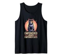 Empowered Women Empower Cats Feminist Cat Lover Tank Top