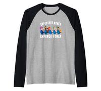 Empowered Women Empower Women Rosie Riveter Raglan Baseball Tee