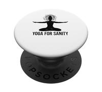 Empowered, Women Yoga Flow Inspirational Graphic PopSockets Adhesive PopGrip