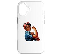 Empowering African American Rosie Riveter Design Case for iPhone 16