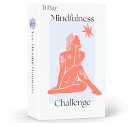 Empowering Mindfulness Gifts For Women & Men, 31 Day Challenge Cards & Affirmations | Improve Mental Health & Wellbeing | A Thoughtful & Positive Self Care Wellness Gift & Stocking Filler
