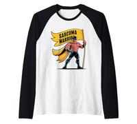Empowering Sarcoma Warrior Cancer Fighter Hero Men Women Kid Raglan Baseball Tee
