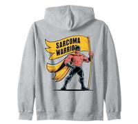 Empowering Sarcoma Warrior Cancer Fighter Hero Men Women Kid Zip Hoodie
