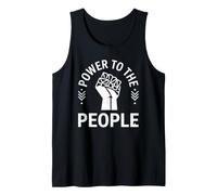 Empowerment Equality Quote Simple Power to The People Tank Top