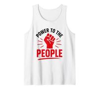 Empowerment Equality Quote Simple Power to The People Tank Top
