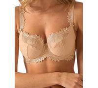 Empreinte Thalia Underwired Microfibre Low-Necked Bra (38F, Caramel)